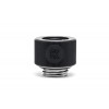 EK-HDC Fitting 12mm G1/4 - Elox Black