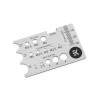 EK-Loop Stainless Steel Gauge Card