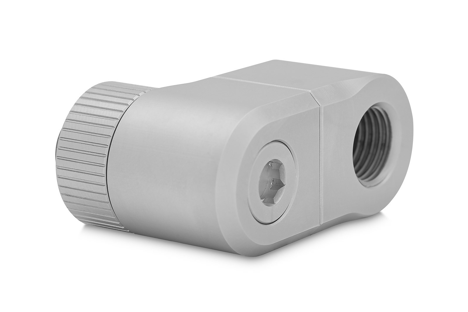Adattatore Rotativo EKWB EK-Quantum Torque Offset 3 Per Raffreddamento A Acqua PC - Grigio