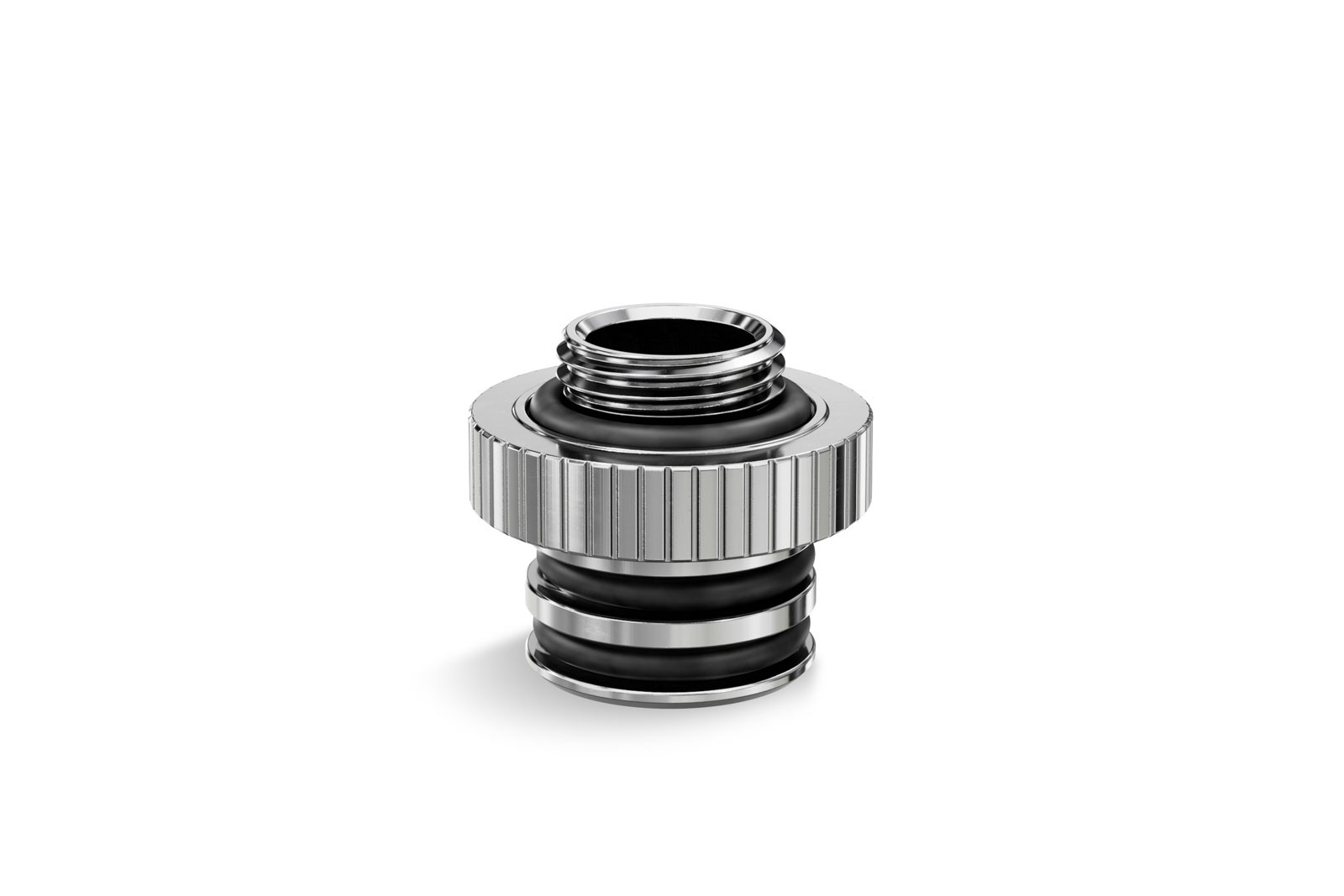 EK Water Blocks EK-Quantum Torque Push-In Adapter M 14mm Fitting Black Ni Wc Abx Ek