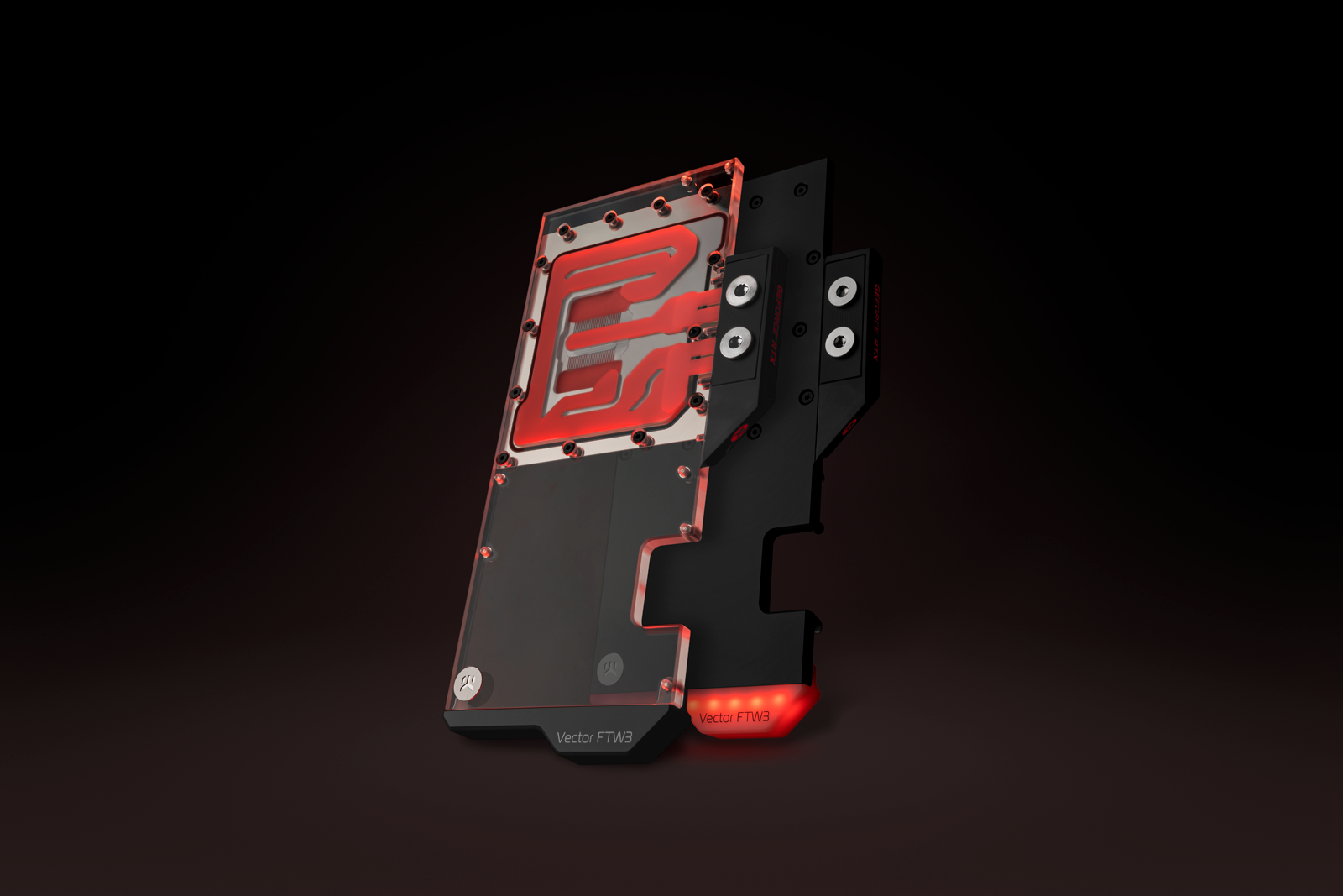 Odestar - Water Block EK-Quantum Vector FTW3 RTX 3070 D-RGB, Nickel + Acrilico, Compatibile EK