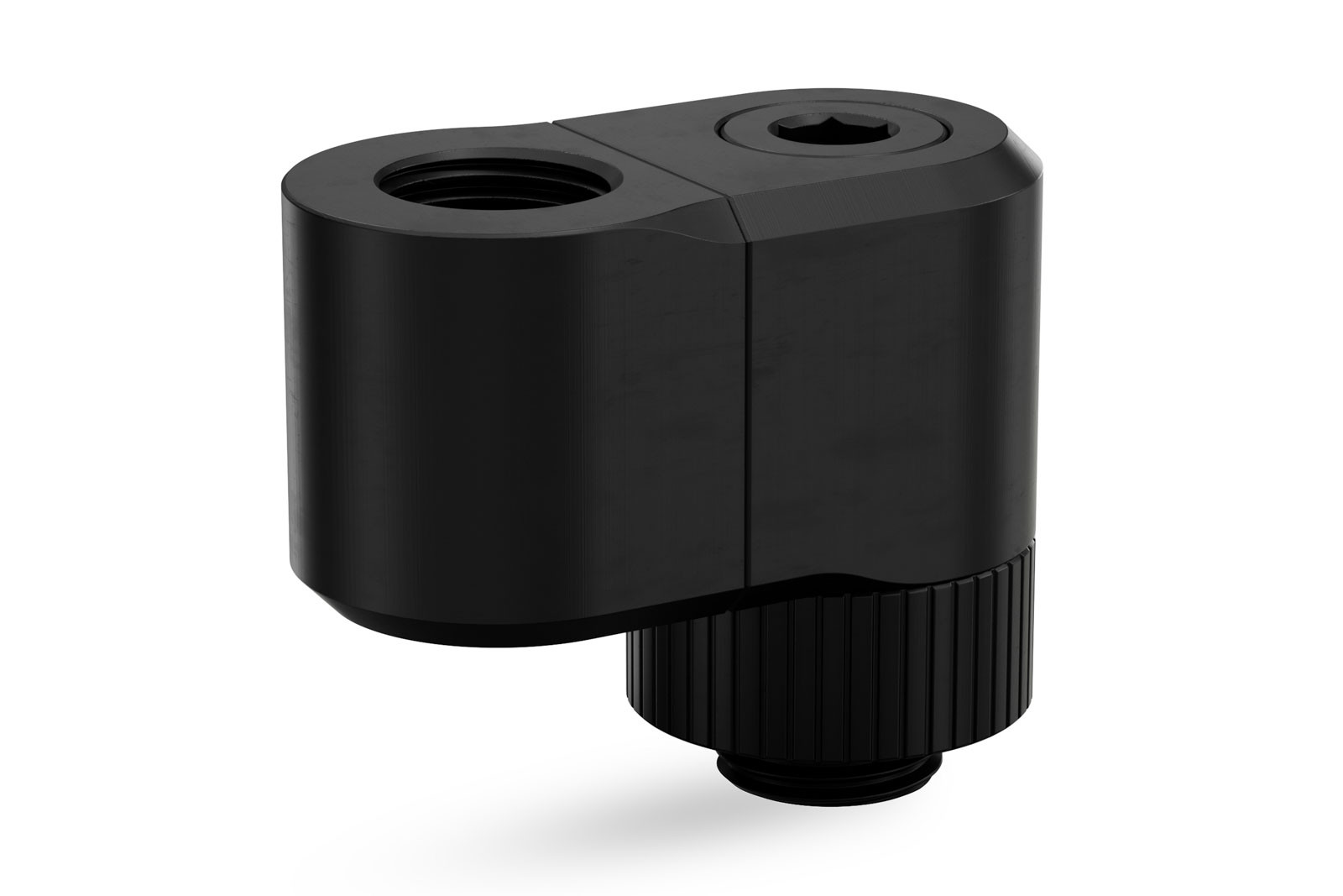 Adattatore Rotativo EKWB EK-Quantum Torque Offset 3 Per Raffreddamento A Acqua PC - Grigio