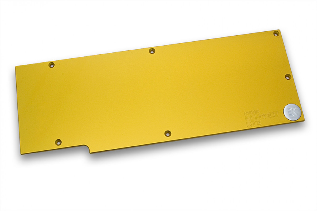 EK-FC780 GTX Ti Backplate - Gold EK-FC780 GTX Ti Backplate - Gold