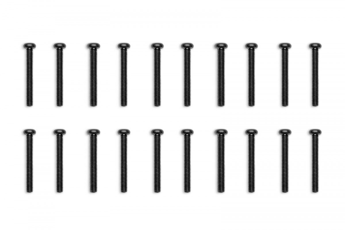 EK-Loop Phillips Head Screw Set M4x30mm - Black (20pcs)