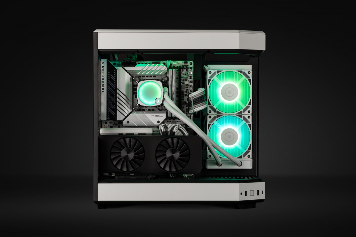 EK-Nucleus AIO CR240 Lux D-RGB - White