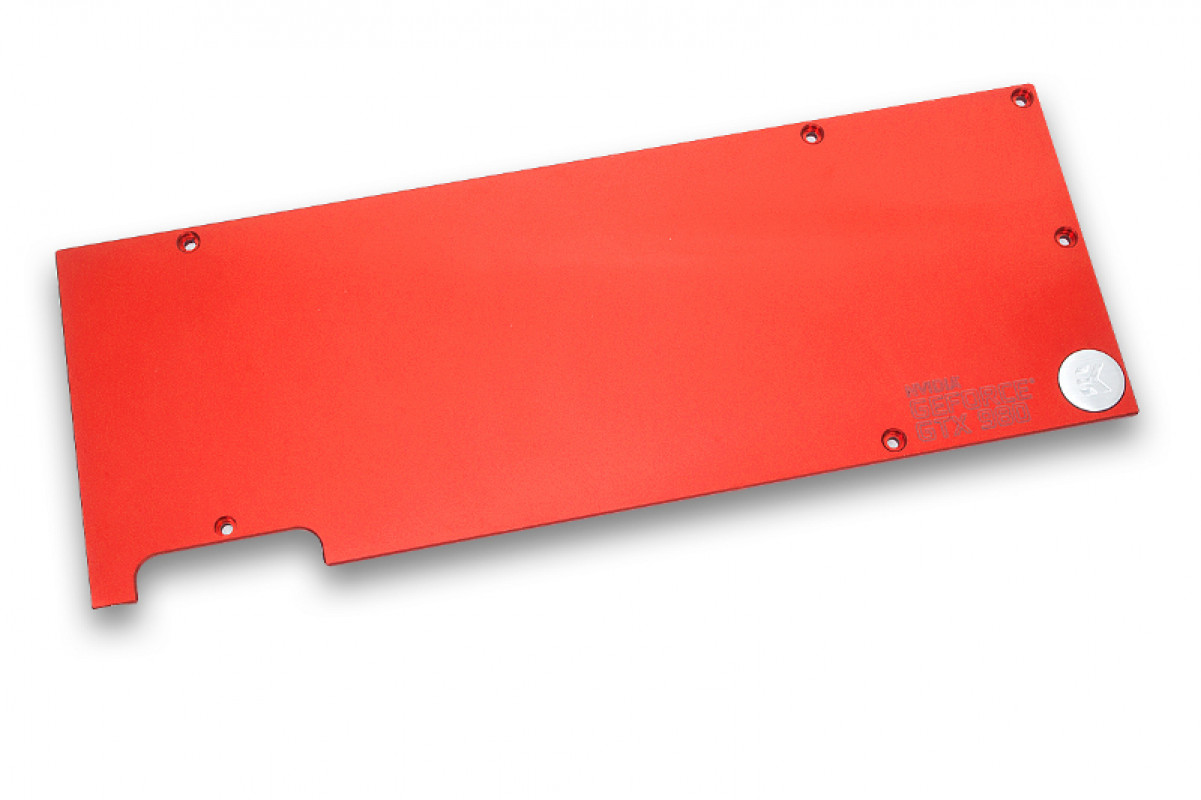 EK-FC980 GTX Backplate - Red