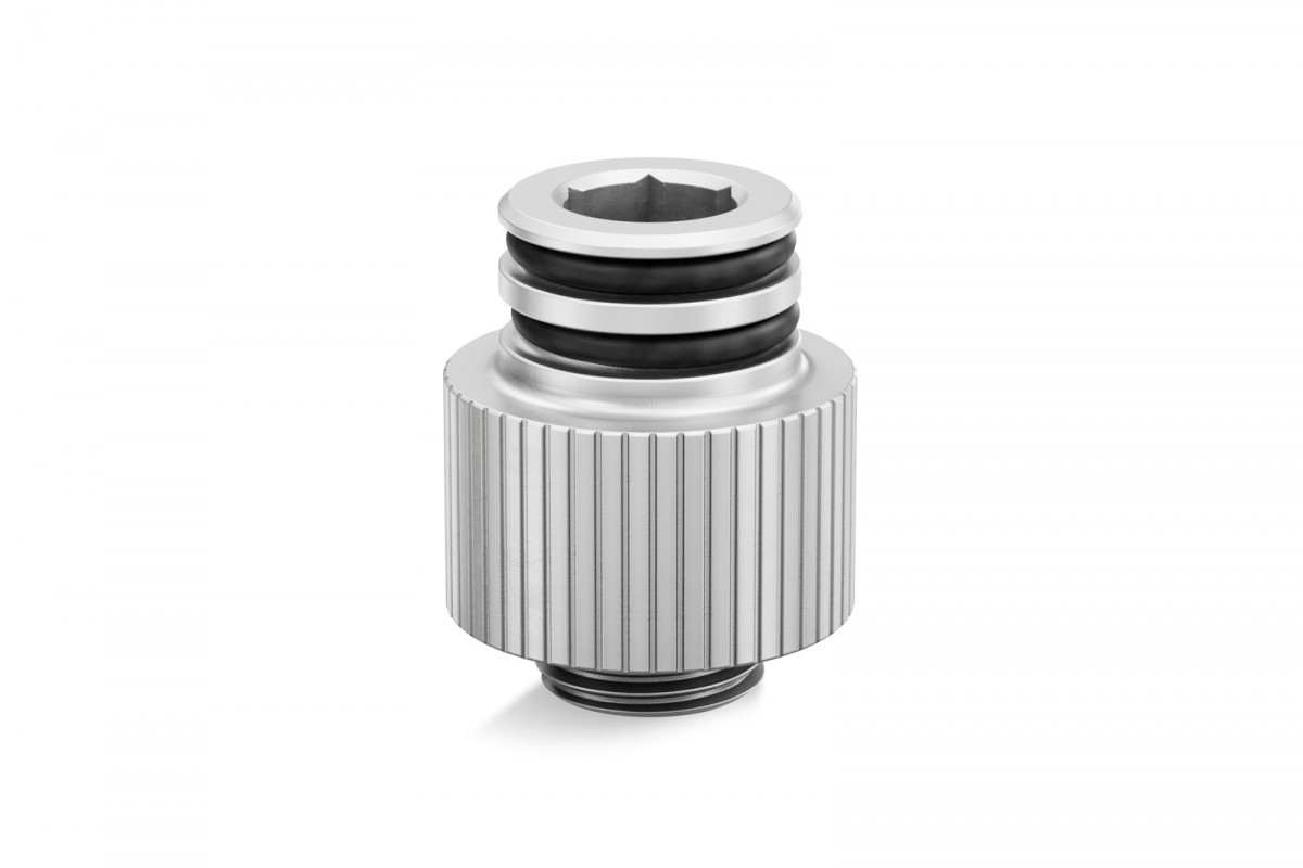 EK-Quantum Torque Push-In Adapter M 14 - Satin Titanium