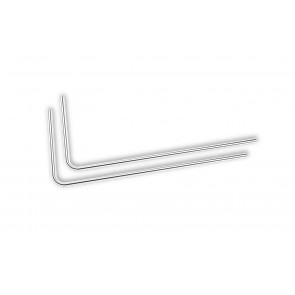 EK-Loop Metal Tube 14mm 0.8m Pre-Bent 90° - Nickel (2pcs)