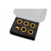 EK-Quantum Torque Compression Ring 6-Pack HDC 16 - Satin Gold 