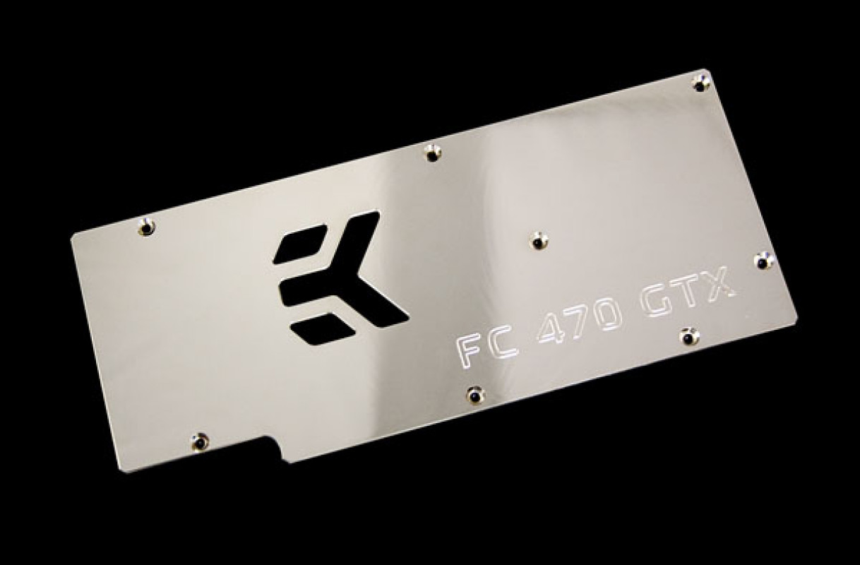 EK-FC470 GTX Backplate - Nickel plated