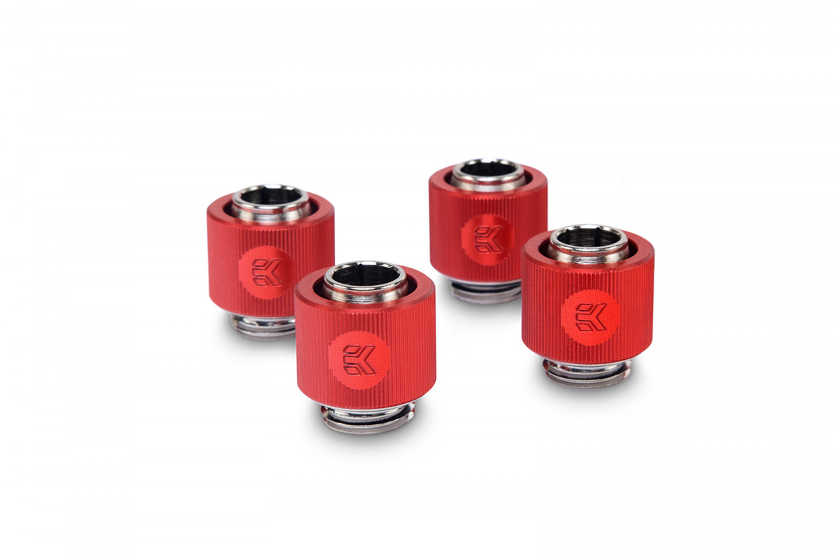 EK-ACF Fitting 10/13mm - Red (4-pack)