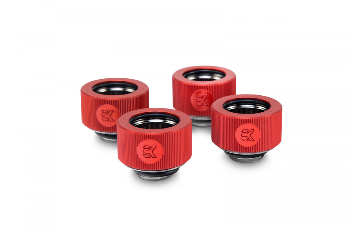 EK-HDC Fitting 16mm - Red (4-pack)