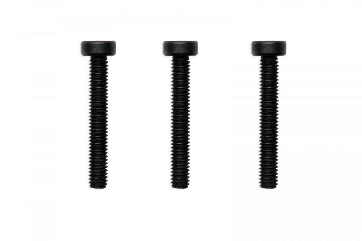 EK-Loop Hex Key Screw Set M4x27mm - Black (3pcs)