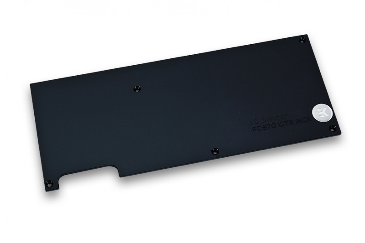 EK-FC970 GTX ACX Backplate - Black (QClass2)