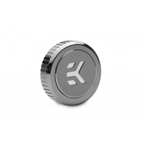 EK-Quantum Torque Plug w/Badge - Black Nickel