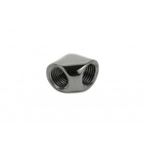 EK-AF Angled 90° 2F G1/4 Black Nickel