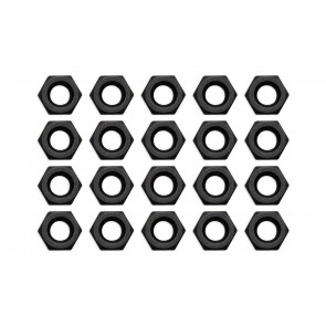 EK-Loop Nut Set M4 - Black (20pcs)