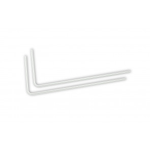 EK-Loop Metal Tube 12mm 0.8m Pre-Bent 90° - Satin Titanium (2pcs)