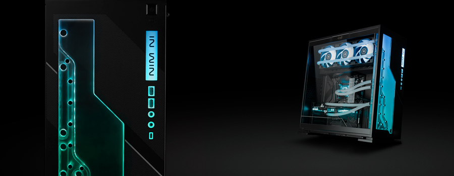 An InWin 303EK Case with an Integrated D-RGB Distribution Plate An InWin 303EK Case with an Integrated D-RGB Distribution Plate