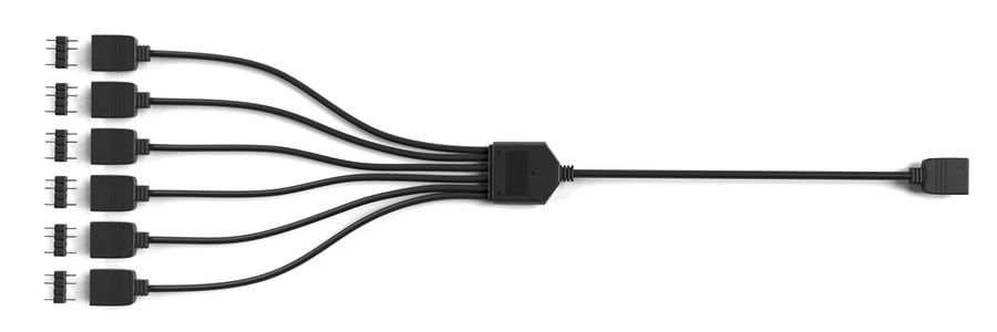 EK 6-way D-RGB splitter cable
