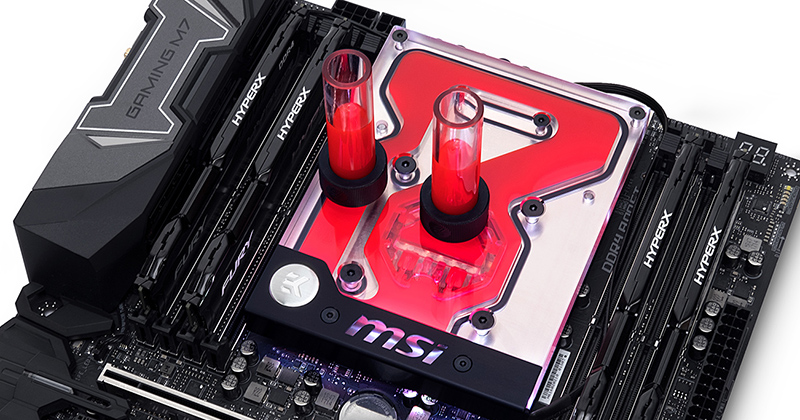 EK-FB MSI X299 GAMING PRO CARBON Monoblock - Ni