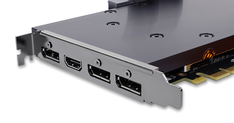 Single slot PCIe bracket