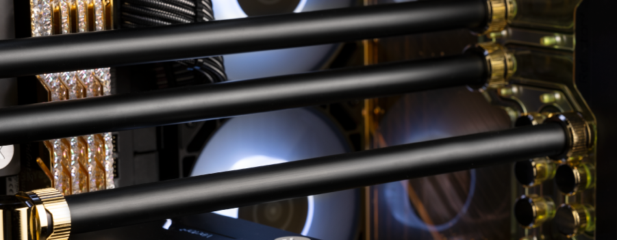 EK brass metal tubing for PC watercooling