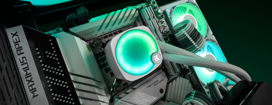 Refroidisseurs CPU EKWB Nucleus AIO CR360 Lux D-RGB Blanc 360mm