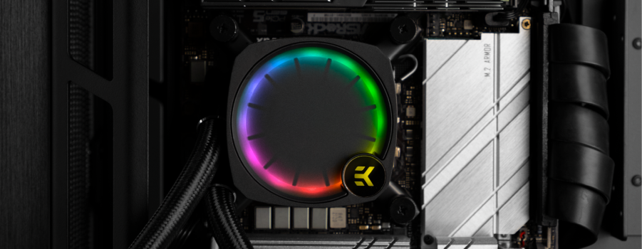 Used - Very Good: EK 240mm AIO D-RGB All-in-One Liquid CPU Cooler