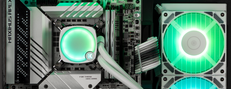 EK-Nucleus AIO CR360 Lux D-RGB - White – EK Webshop