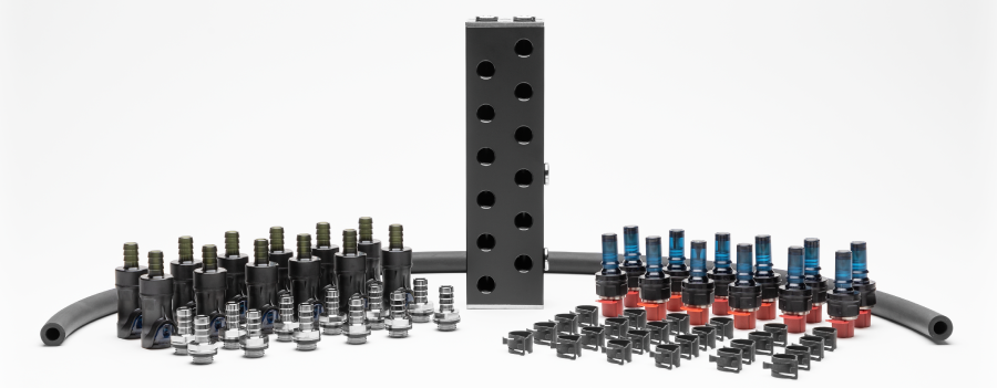 EK-Pro-Quick-Disconnect-Manifold-2CPU-4GPU-kit-Manifold-2CPU-6GPU-kit EK-Pro Quick Disconnect Manifold Kit 2CPU 4GPU