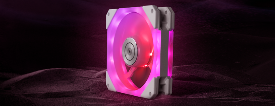 White maglev D-RGB fans