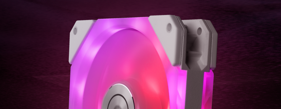 White maglev D-RGB fans