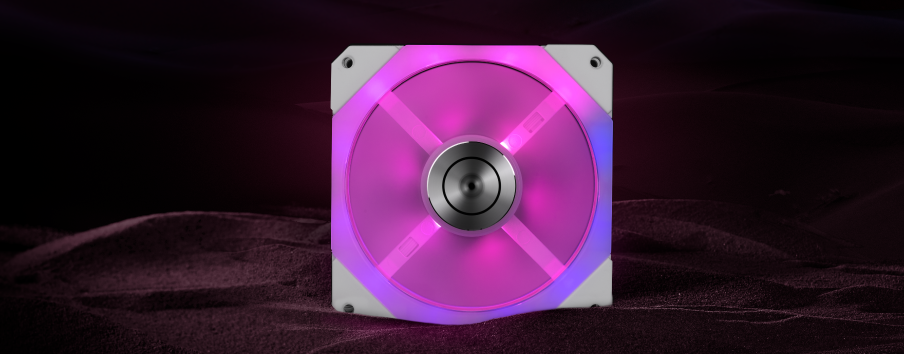 White maglev D-RGB fans