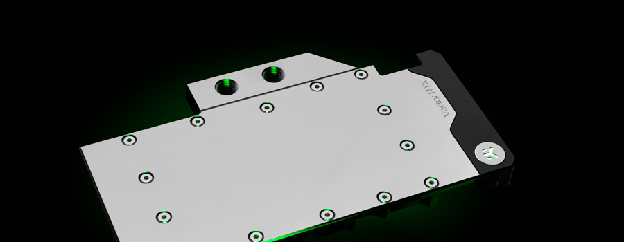 Full Nickel water block for reference design RTX 3080 and 3090