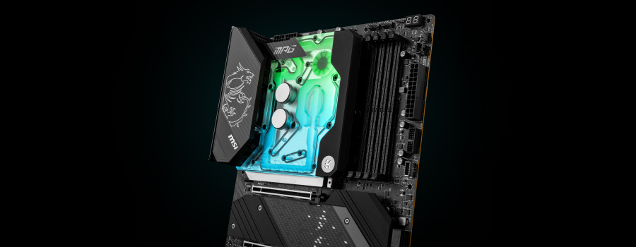 MSI MPG Z690 Carbon EK X motherboard + monoblock combo