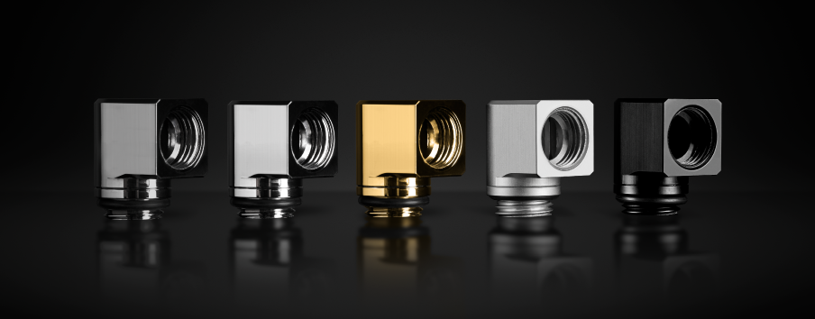 Micro rotary 90-degree adapters for SFF builds