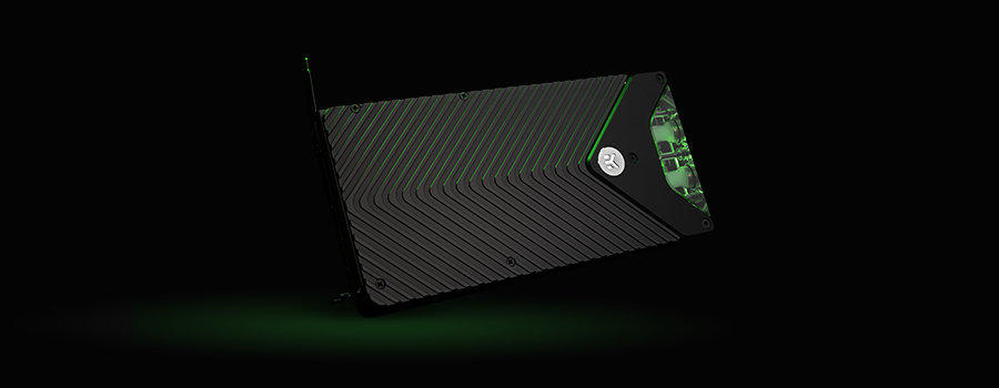 Black backplate for the EK-Quantum Vector FE RTX 3080
