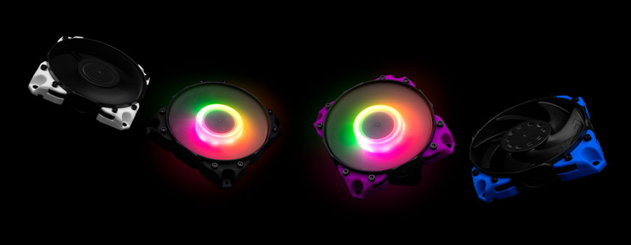 Black damper pack for EK-Vardar fans