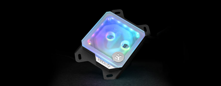 EK-Velocity D-RGB AMD nickel plexi frosted EK-Velocity D-RGB AMD nickel plexi frosted