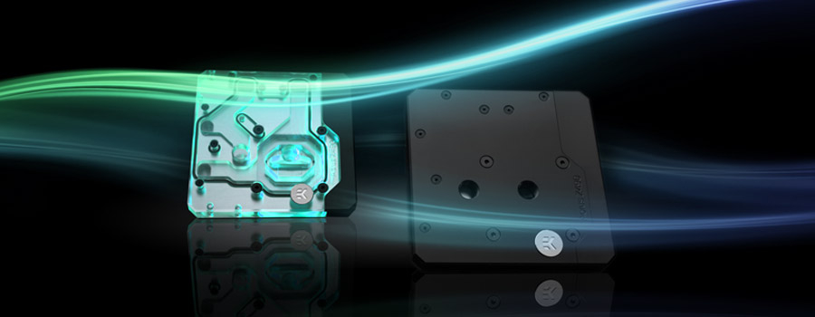 Monoblock for Aorus Z490 Master motherboard by EK Monoblock for Aorus Z490 Master motherboard by EK