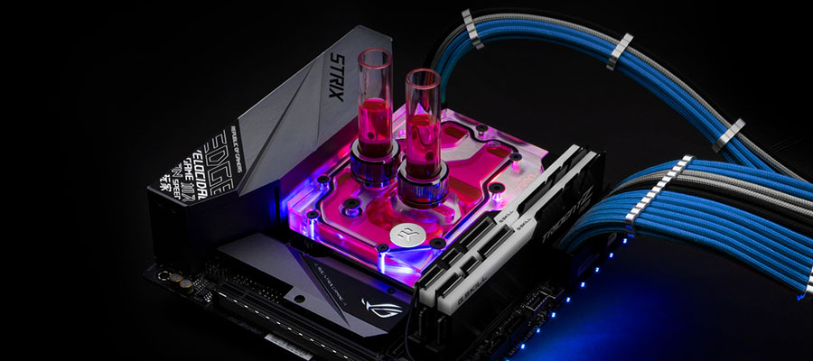 EK-Momentum ROG Strix Z390-I D-RGB monoblock