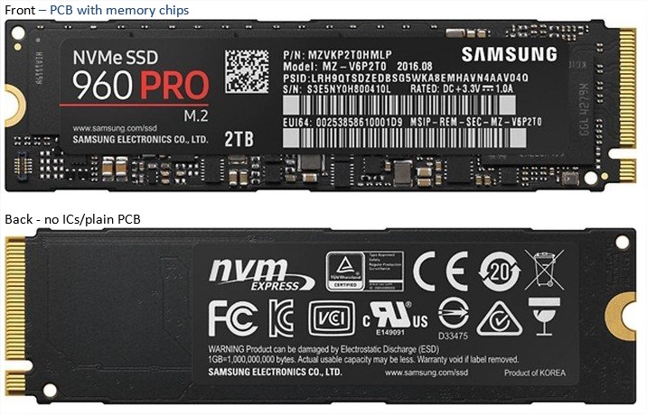 Dissipateur EK-M.2 NVMe - Nickel