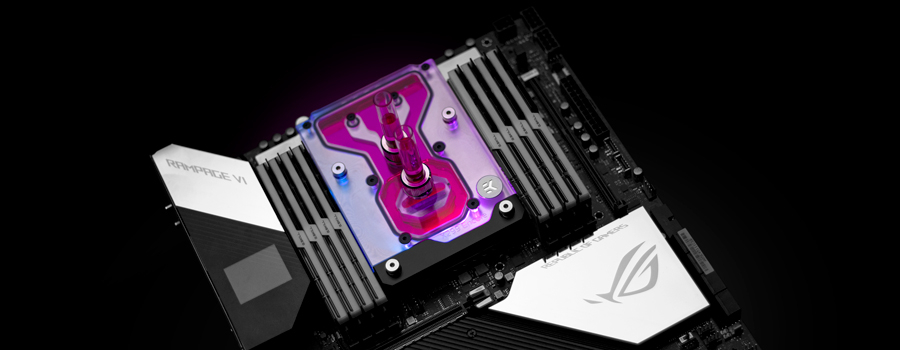 EK-Quantum Momentum ROG Rampage VI Encore monoblock D-RGB