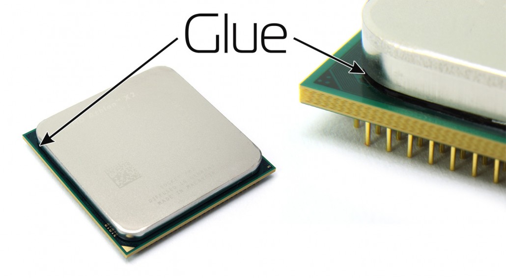 Delidding - glue