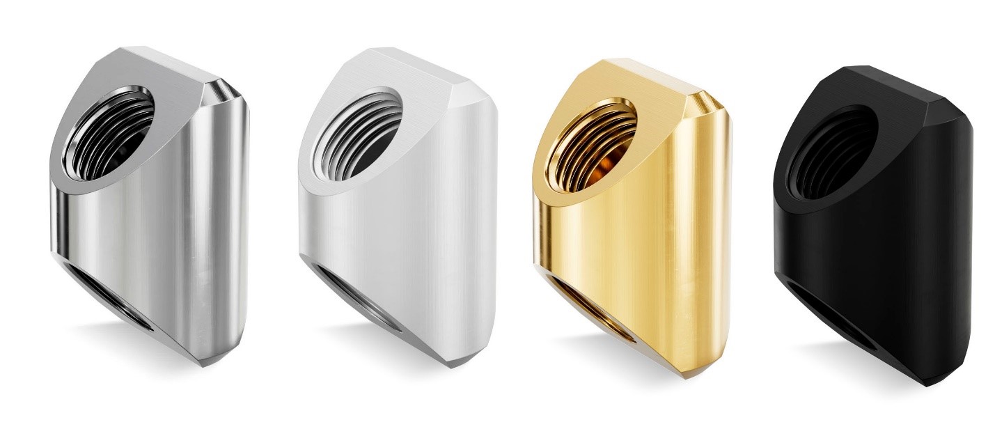 EK Quantum Torque Static Angled Water-Cooling Fitting 90-Degree Adapters