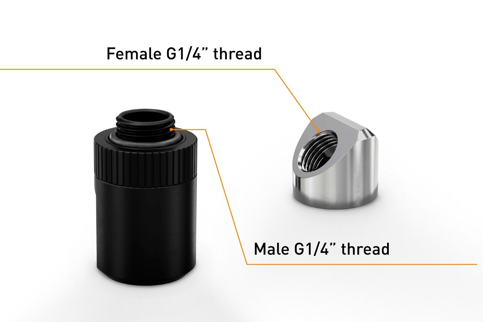 No Tube Bending Needed With Angled Adapter Fittings