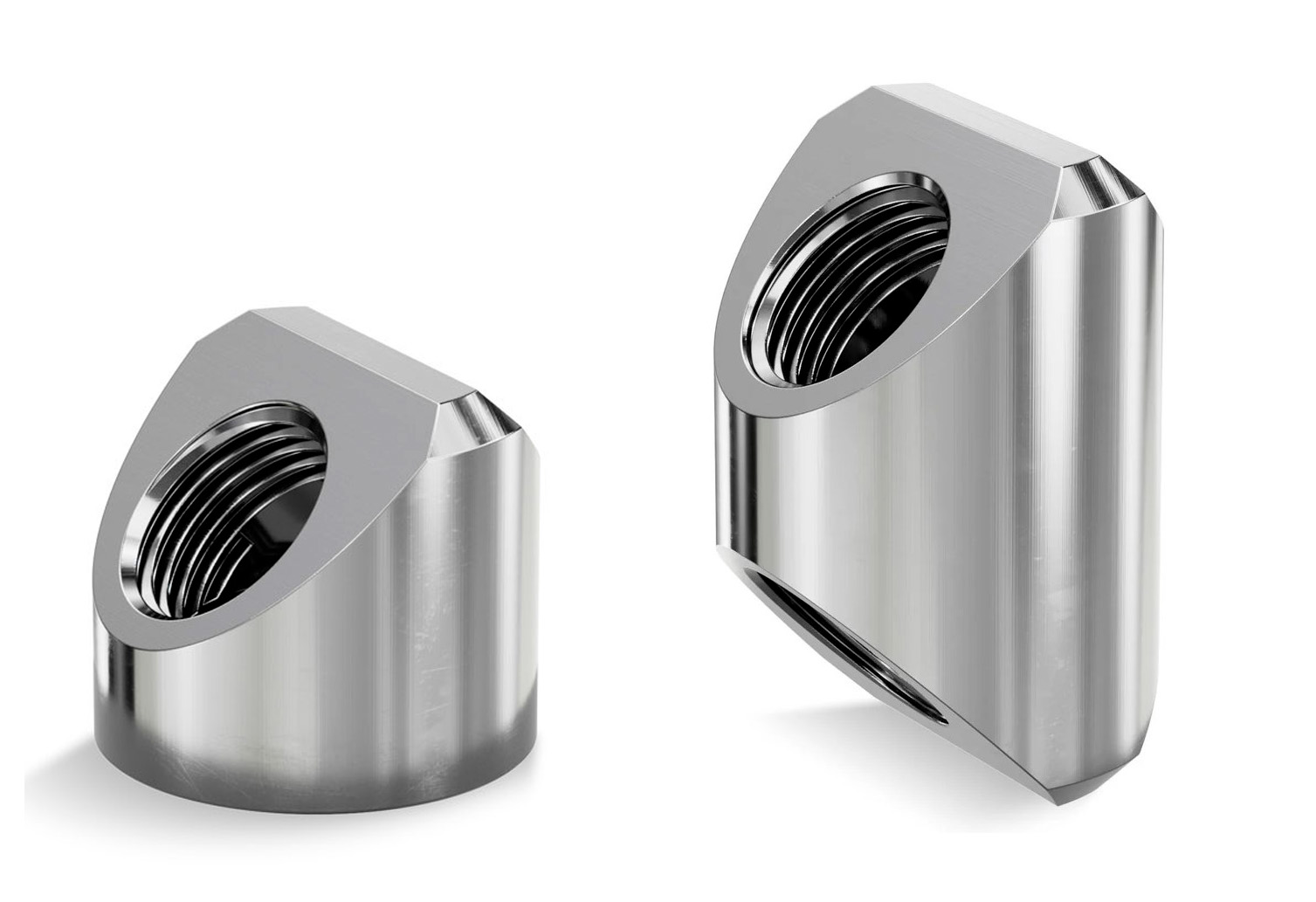 Angled Adapter Fittings for Easy Tube Runs