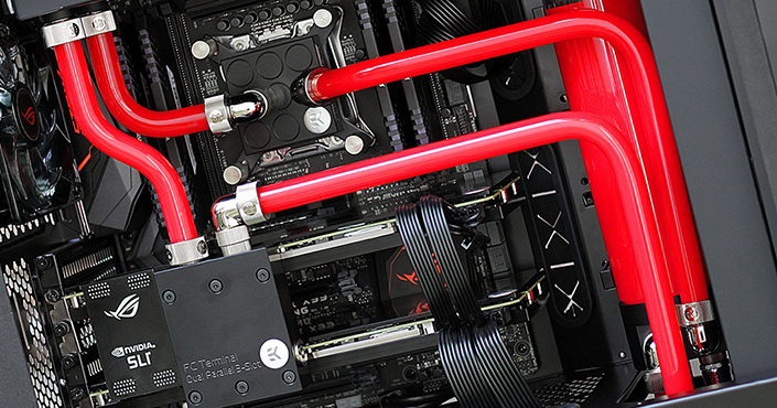 copper water cooling pc