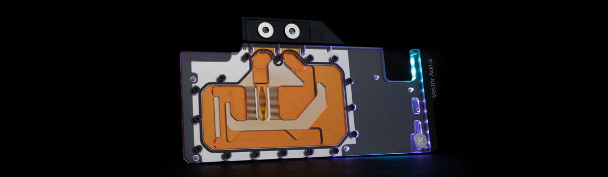 EK Quantum Vector Aorus RTX GPU water blocks D-RGB